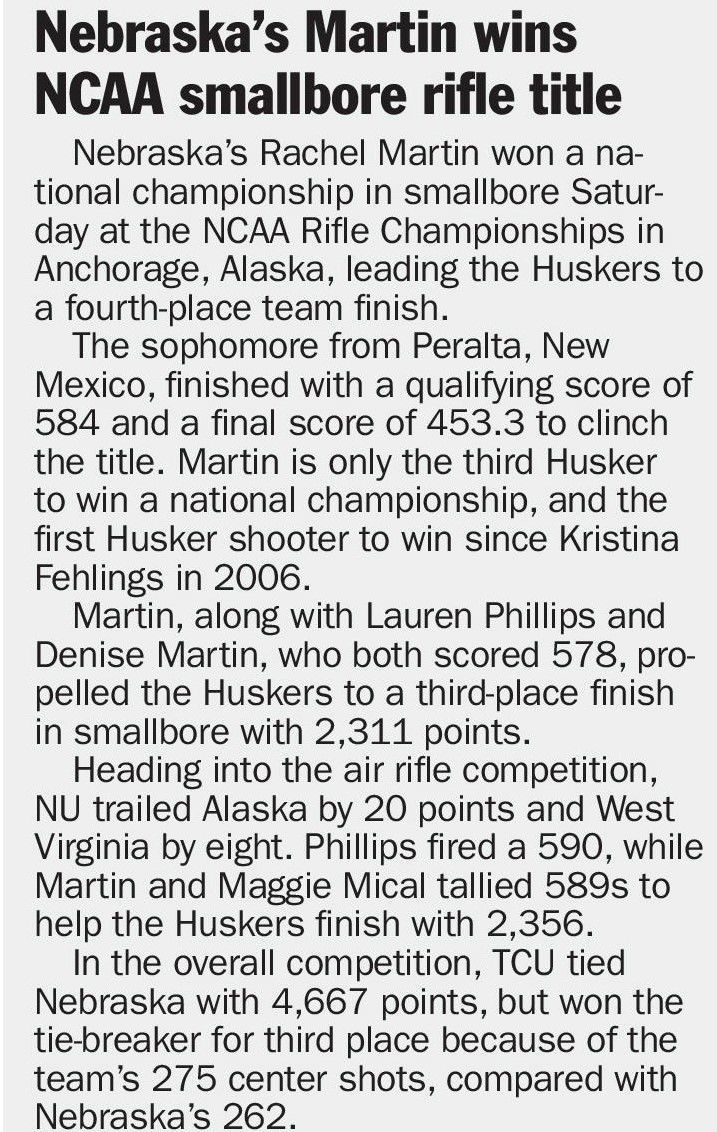 Shooting to a championship